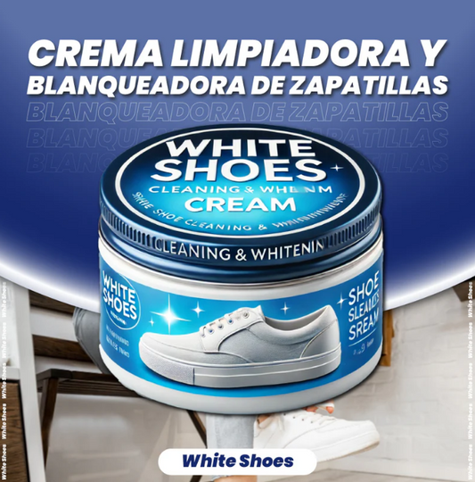 Crema Blanqueadora y Limpiadora multiuso de calzado - Whiteshoes™