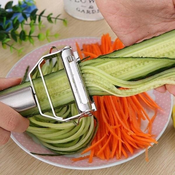 Pelador de vegetales multiuso Acero Inoxidable - LoliBox™